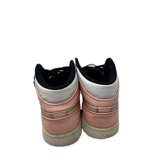 Nike Jordan 1 Mid Arctic Orange Black Toe Mens 9.5